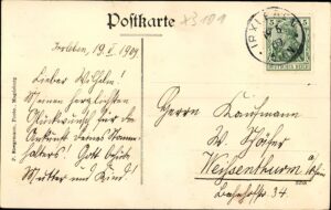 Alte Postkarte Irxleben rue 1 300x190